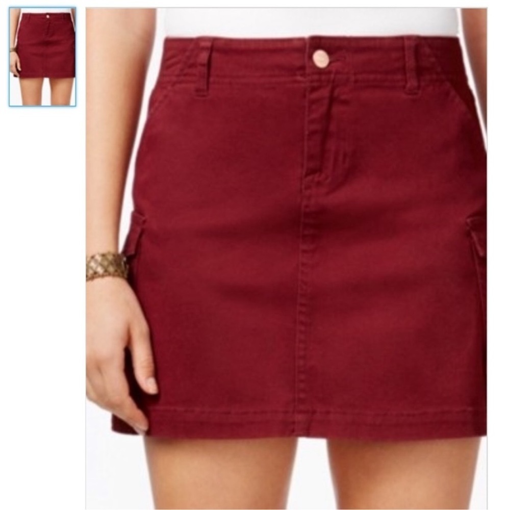 - Celebrity Pink Women's Skirt Red Designer Skirt Fall.